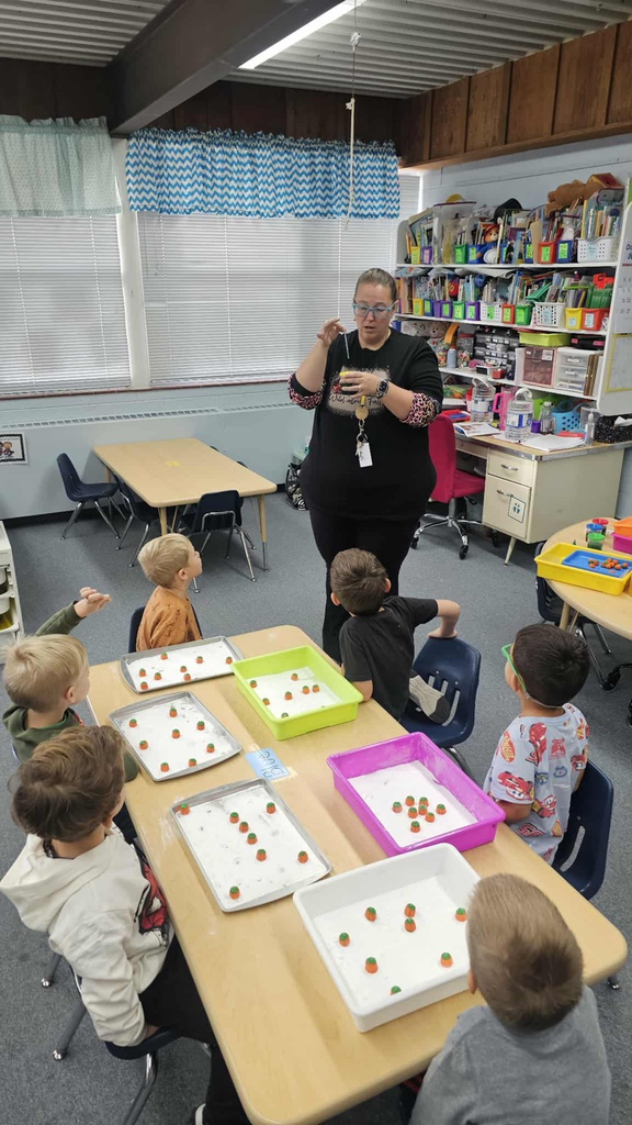 teaching how to use the small eyedroppers