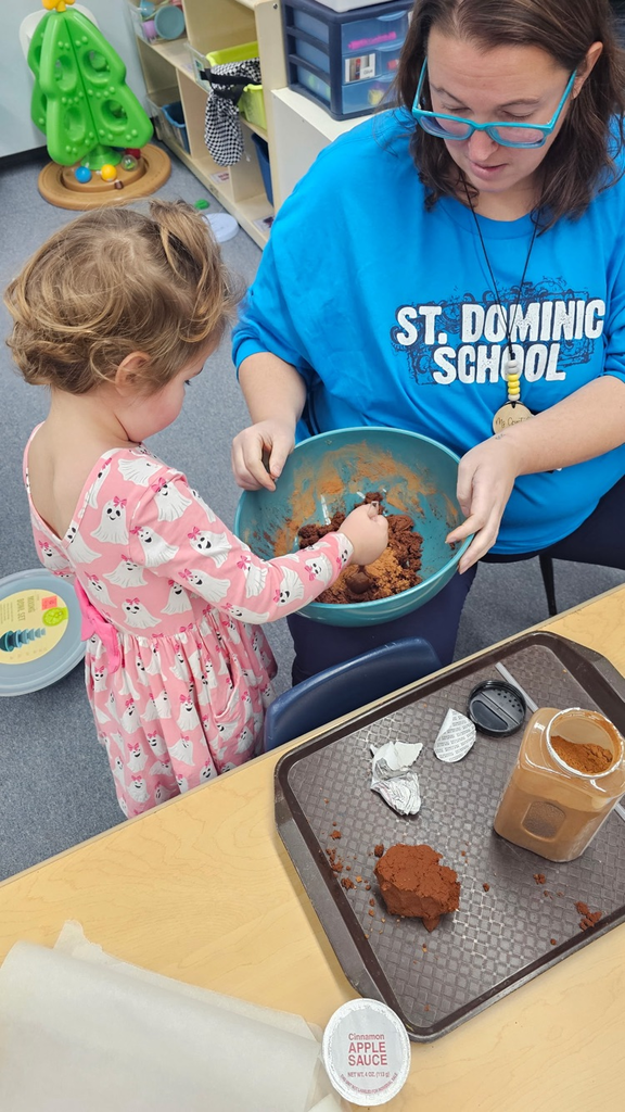 lots of mixing and getting the dough ready