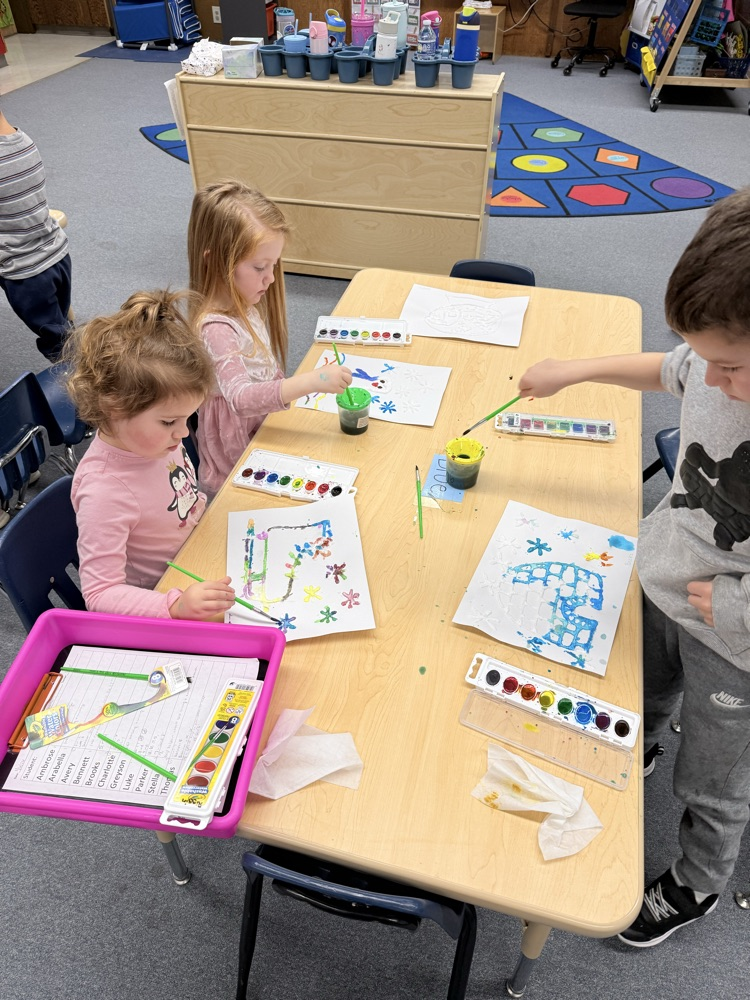 it was fun watching the color spread on the salt without even moving the paint brush like you normally paint. 