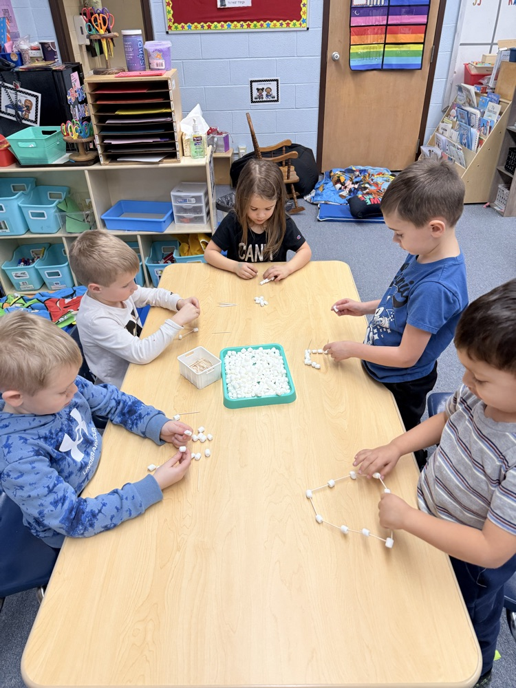 more marshmallow toothpick house building! 