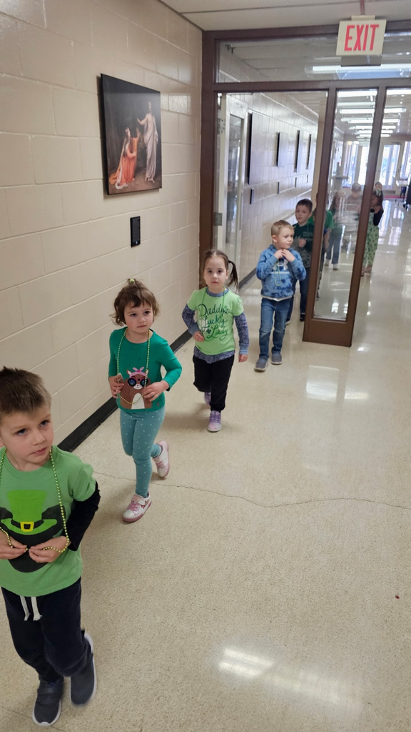 on our treasure hunt from the leprechaun! 