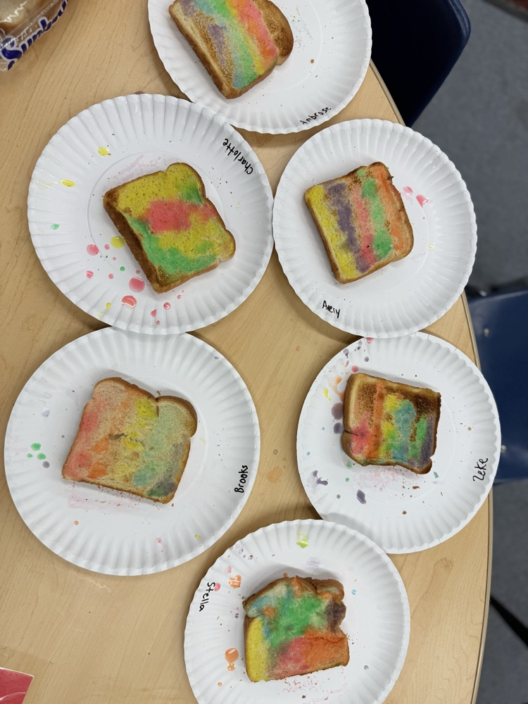 they are so bright and colorful after toasting 