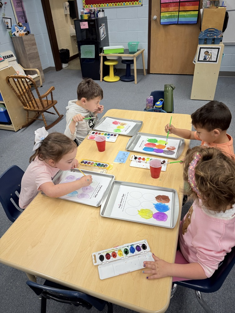 water color letter reveal to make 3 letter words 