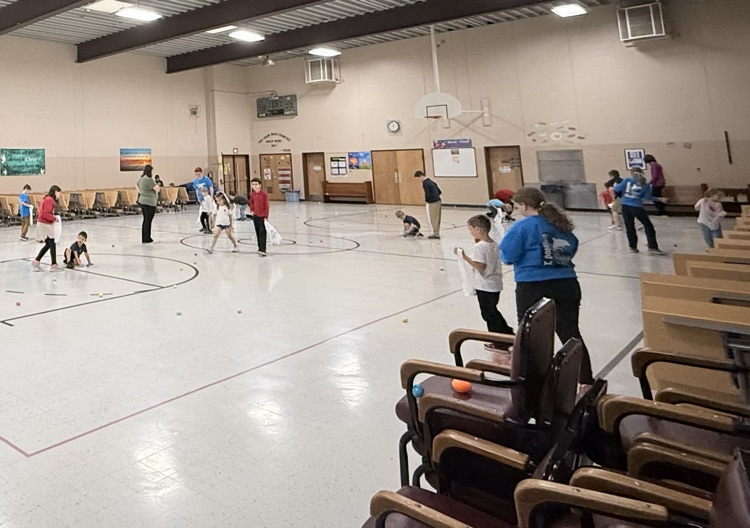 egg hunt with 4th grade buddies 