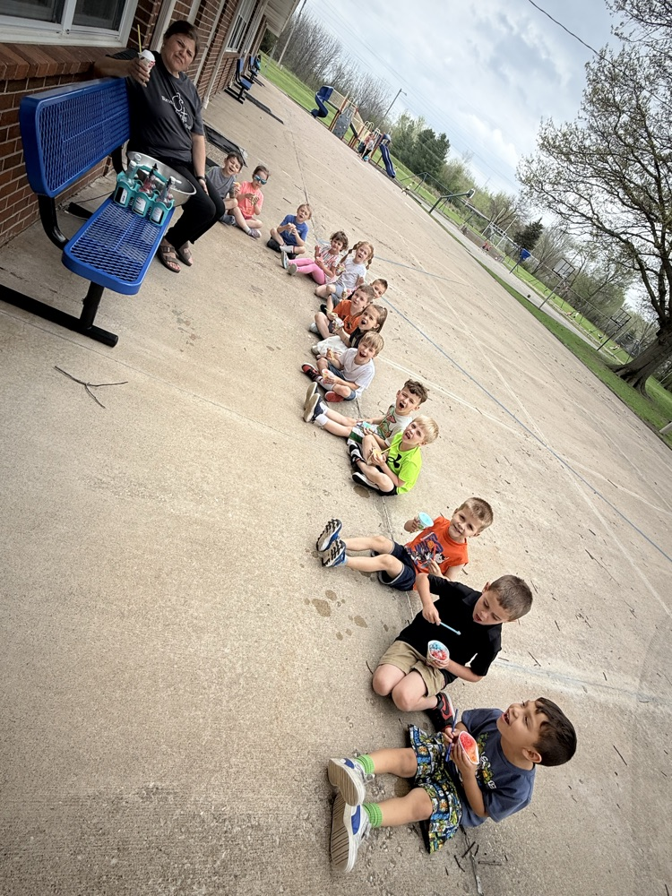 and we had a delicious snow cone 