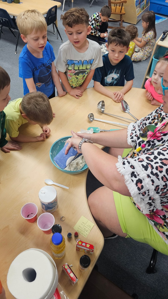 we made playdough together on Wednesday 