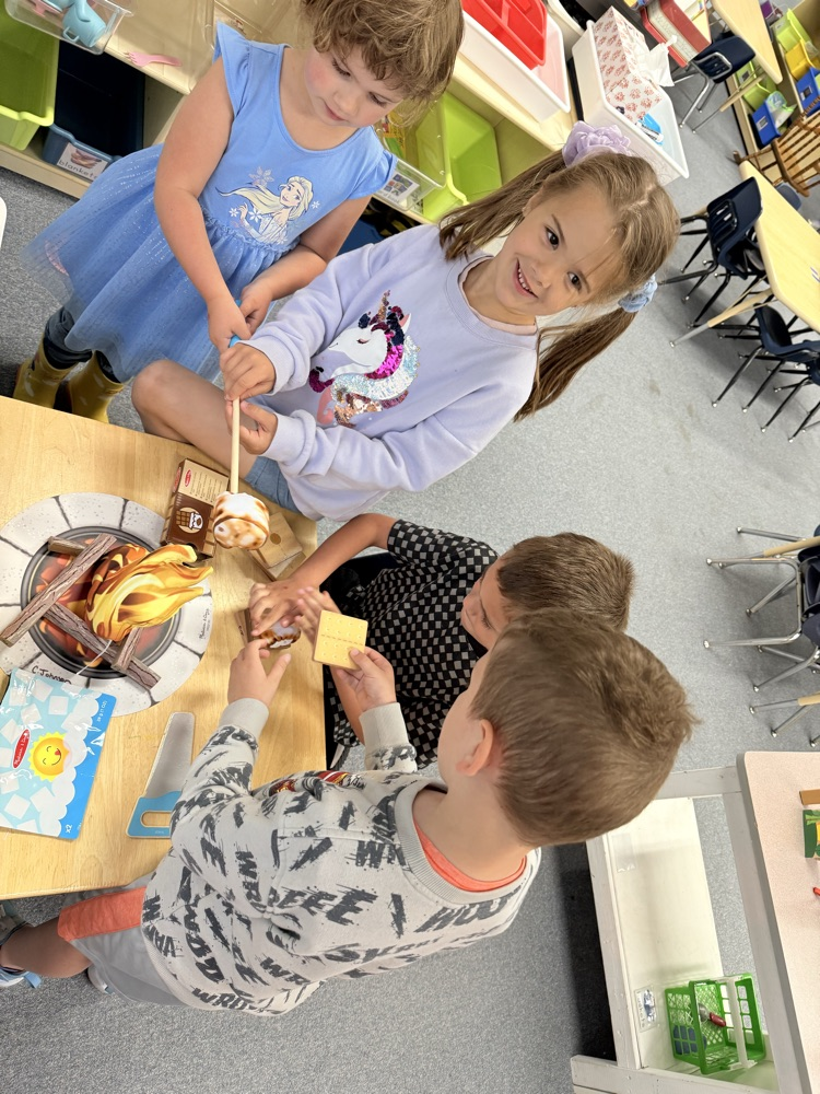our campfire came out in our dramatic play area this week 