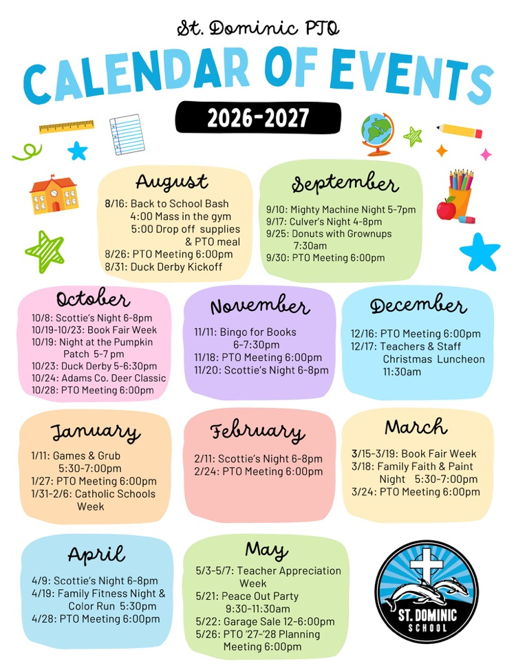 Calendar of Events 