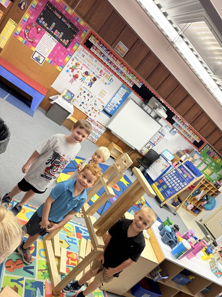 building with blocks!