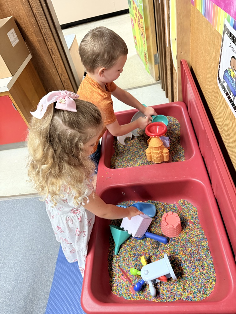 playing in rice