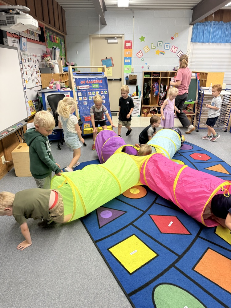 tunnel during indoor recess