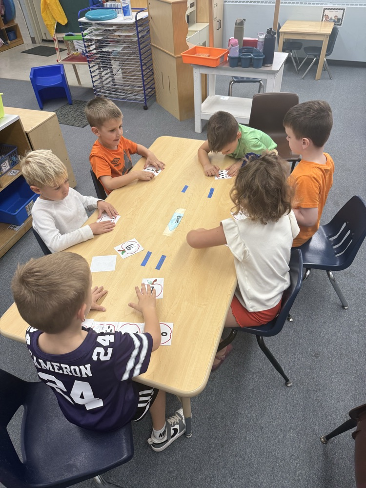 matching the apple to the apple with the right number of seeds.