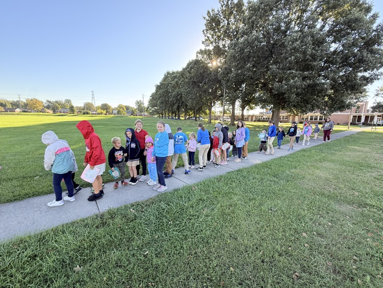 buddies all paired up and eager to walk!