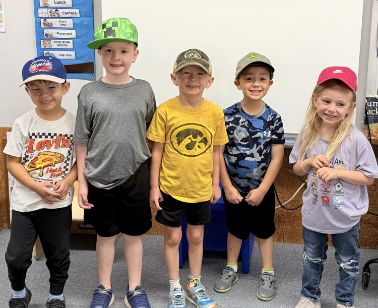 hat was a popular show and tell item but all so different! we talked about they were all different just like God made us all different how cool is that!
