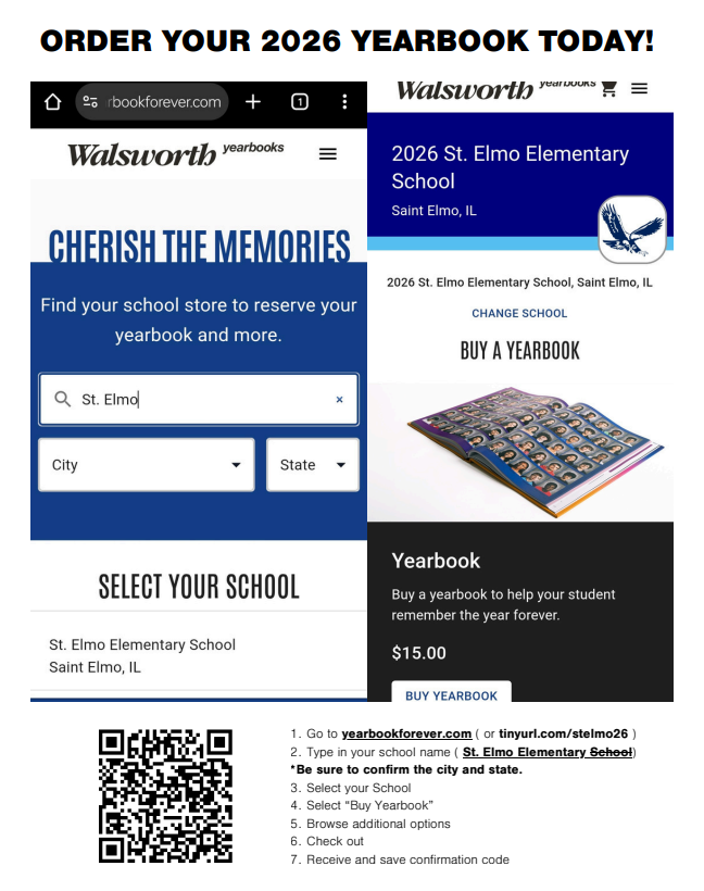 Yearbook Order Flyer