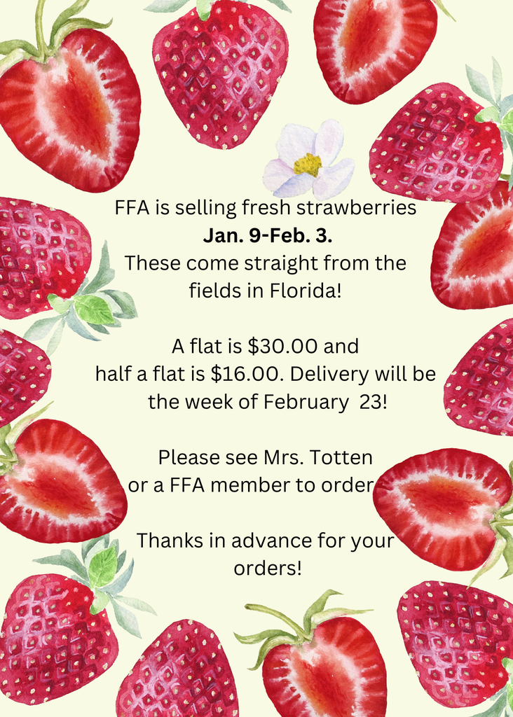 FFA strawberry order