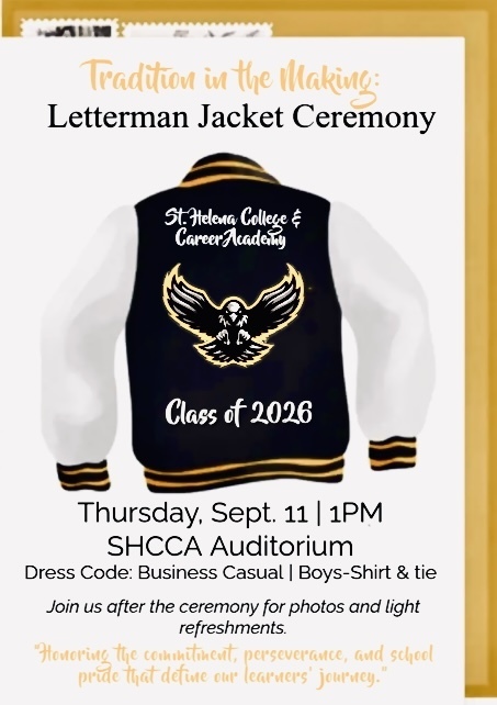 Inaugural Letterman Jacket Ceremony – Honoring Our Class of 2026 Senior Learners Athletes