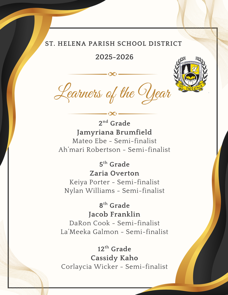 Learners of the Year