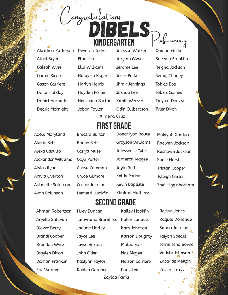 MOY Dibels Proficiency