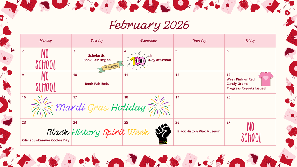 February Calendar