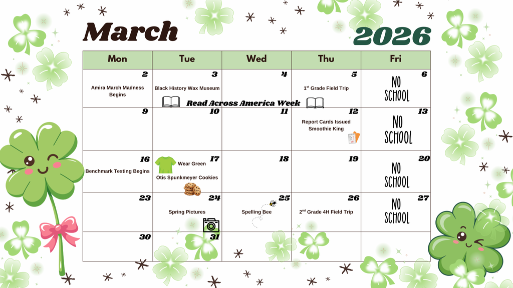 March Calendar