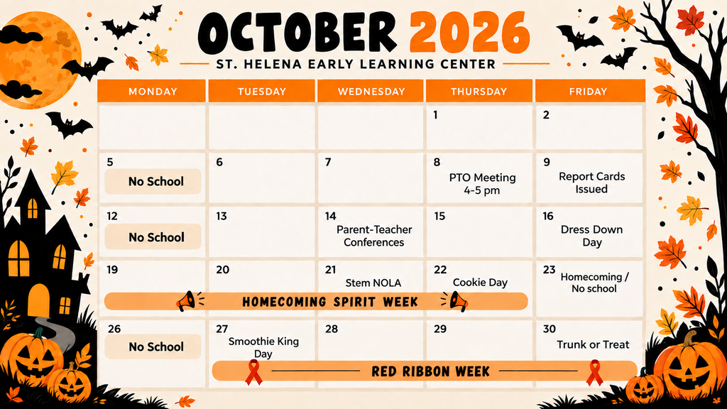 October Calendar