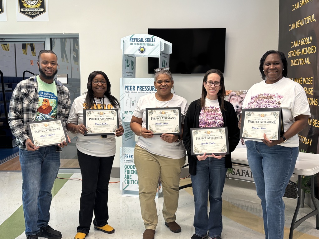 Staff Perfect Attendance