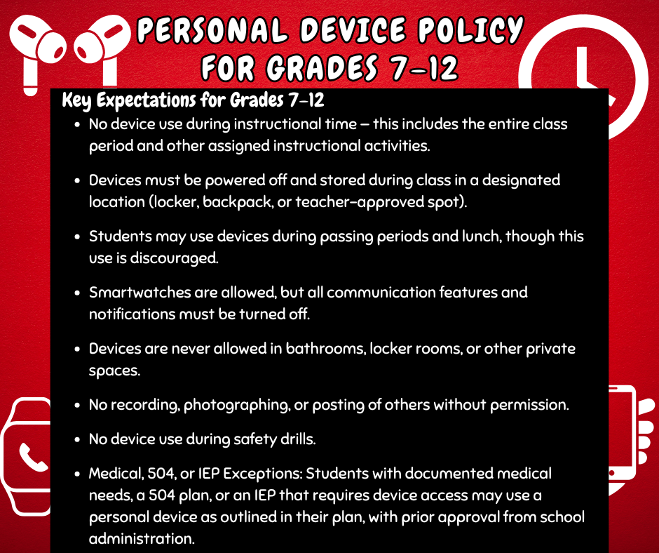 Personal Device Policy