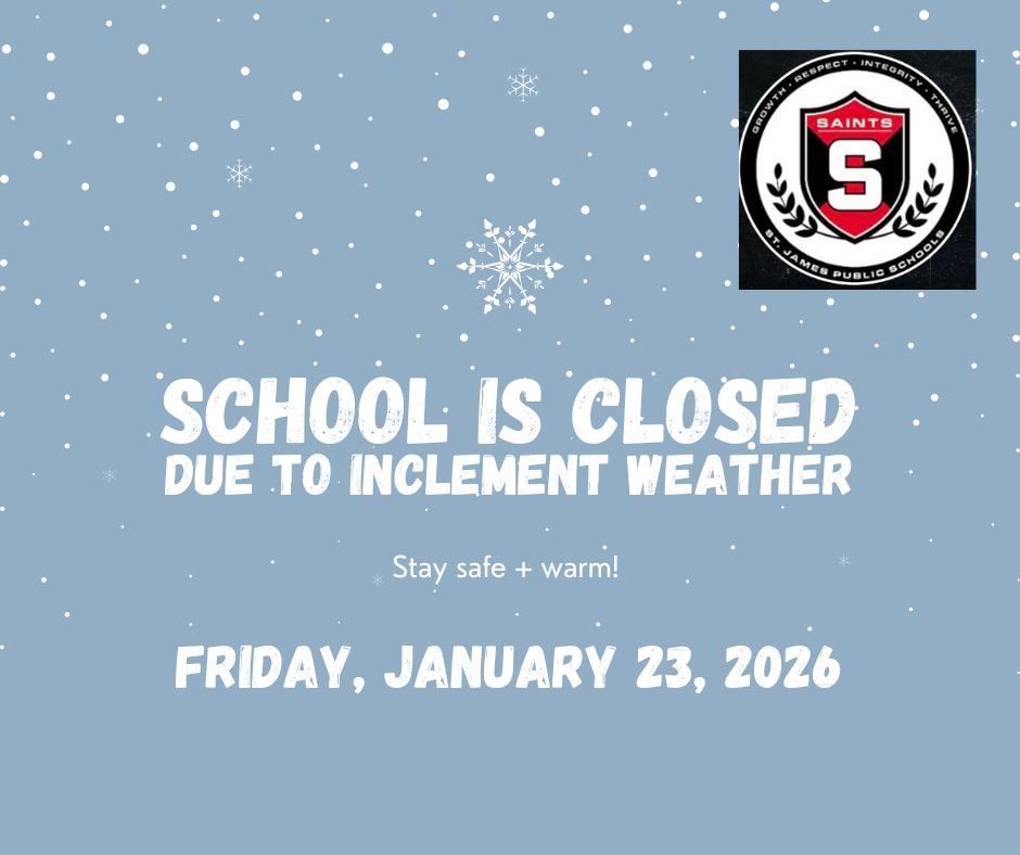 SJPS is closed Friday, January 23, 2026
