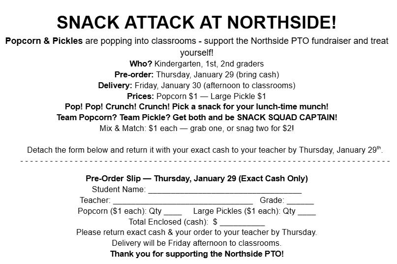 Popcorn & Pickle Friday!