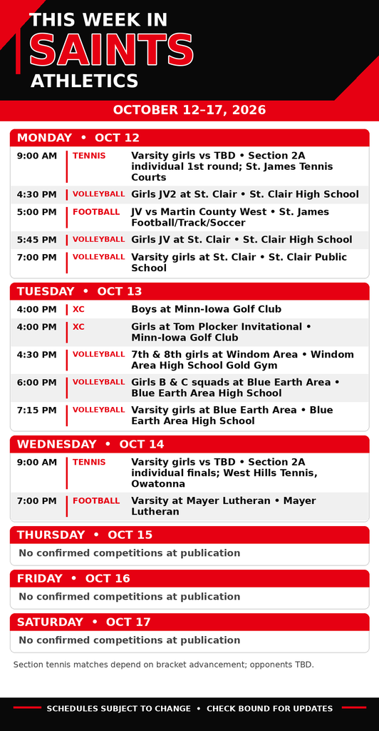 Schedule