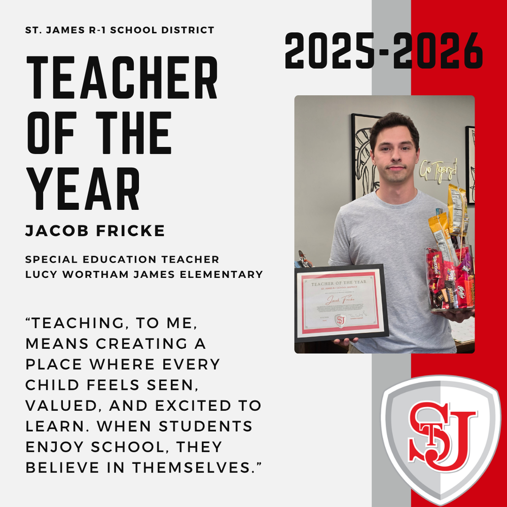 Teacher of the Year - Jacob Fricke