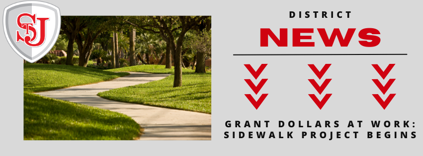Sidewalk project begins