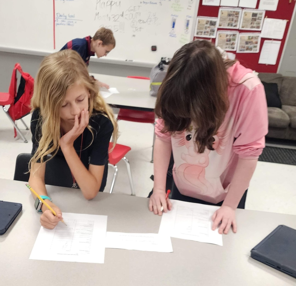 Math lab gets ready for MAP testing!