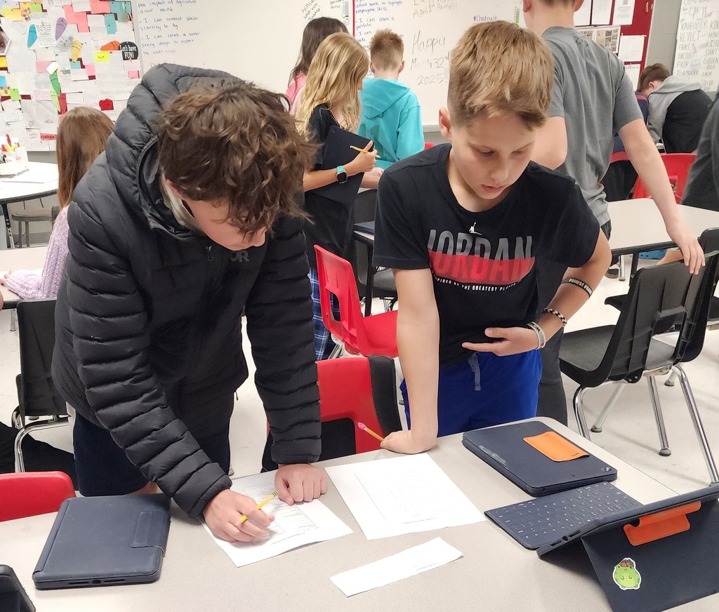 Math lab gets ready for MAP testing!