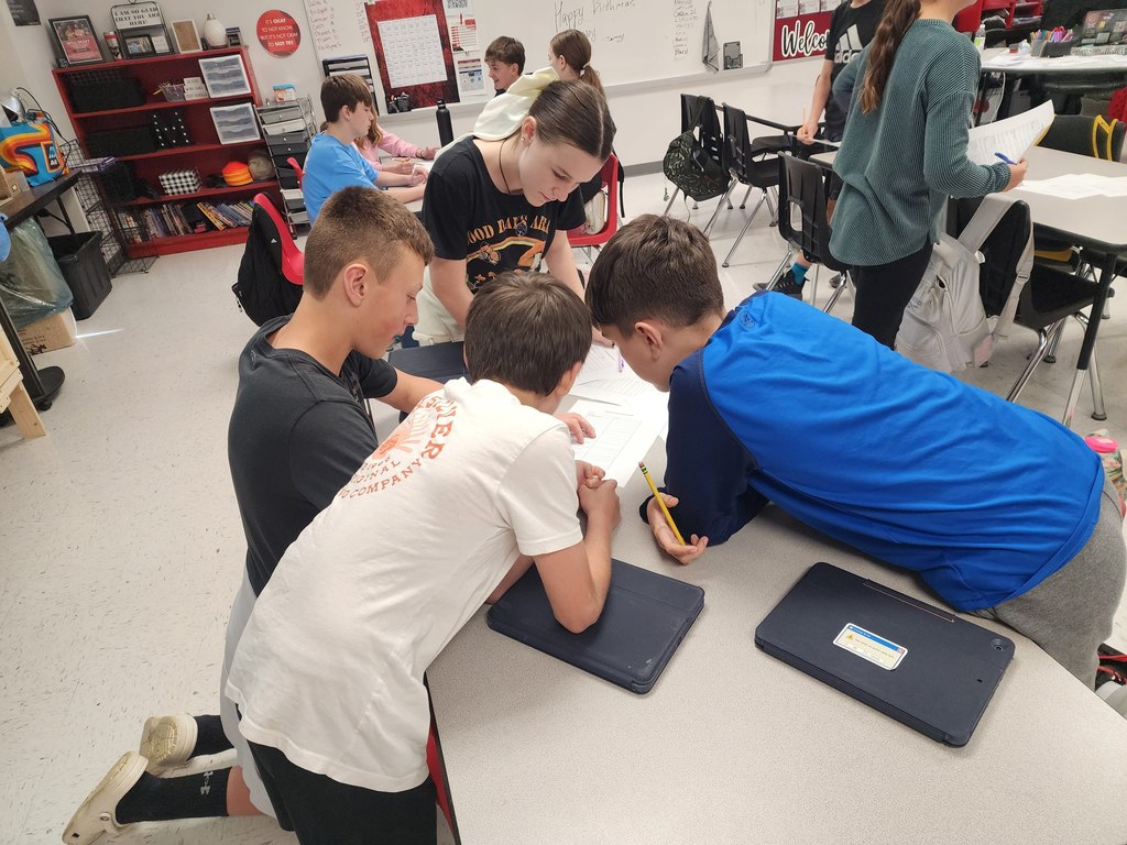 Math lab gets ready for MAP testing!