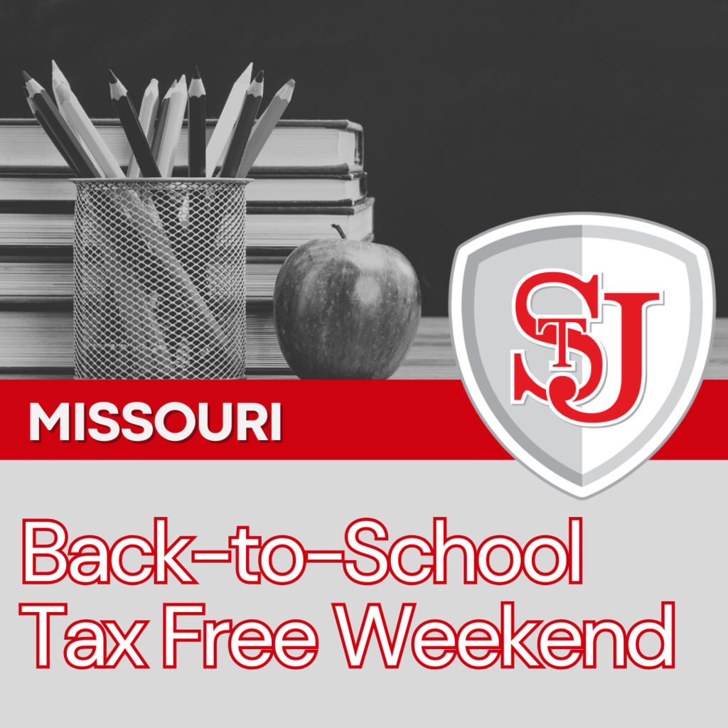 Back to School Tax Free Weekend