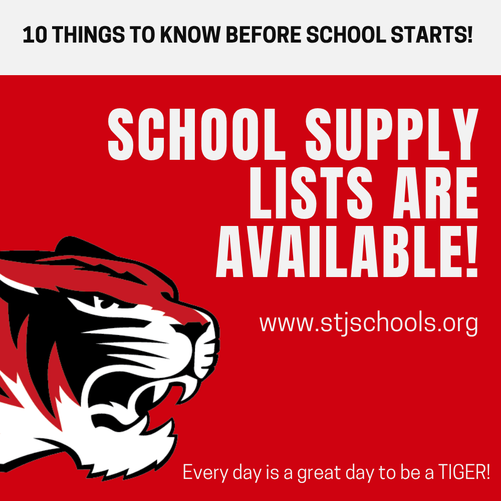 10 Things to Know: School Supply lists are ready!