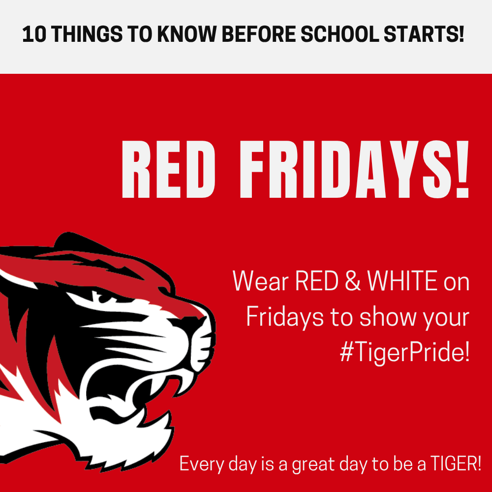 10 Things to Know: Red Fridays!