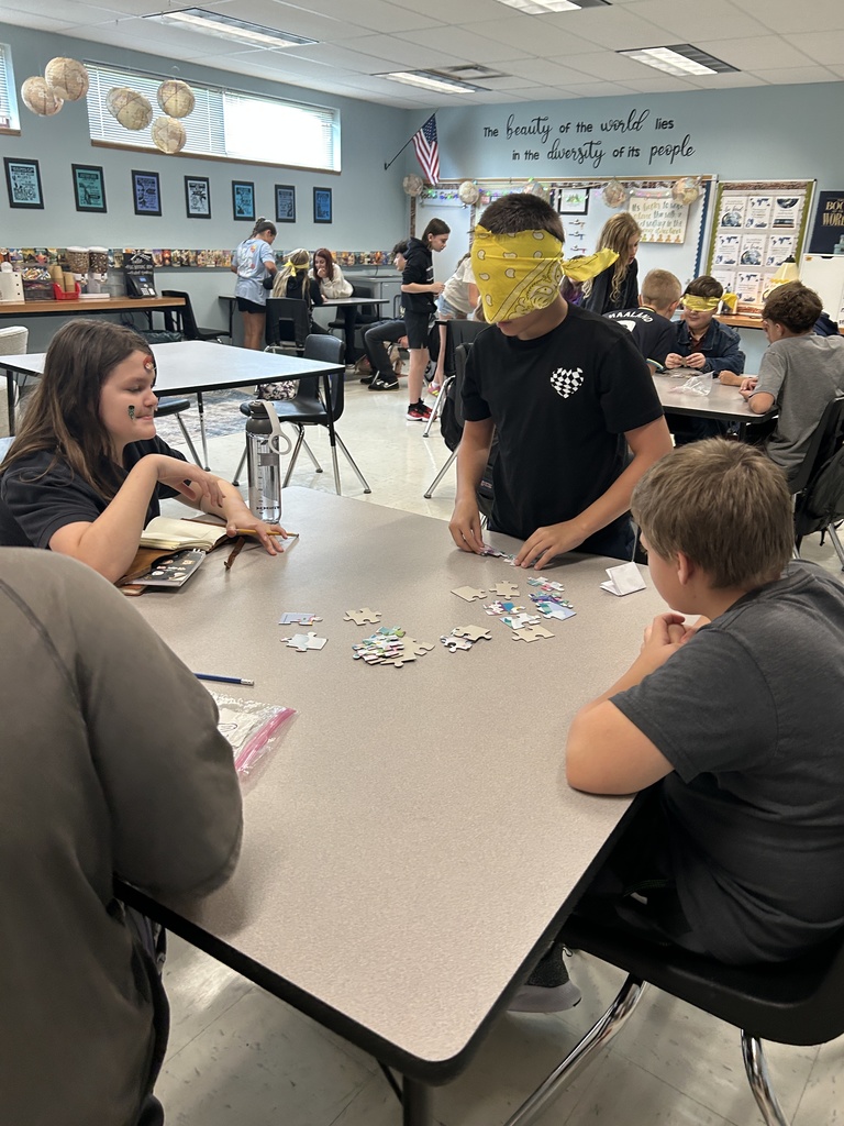 Puzzle Challenge at St. James Middle School!