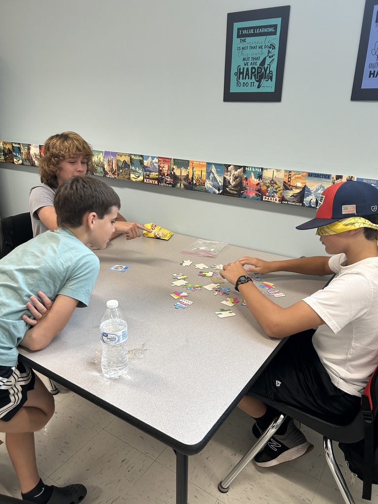 Puzzle Challenge at St. James Middle School