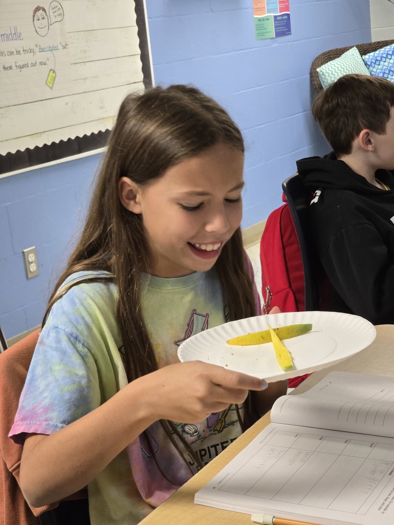 4th Grade explores the sense with mango. 