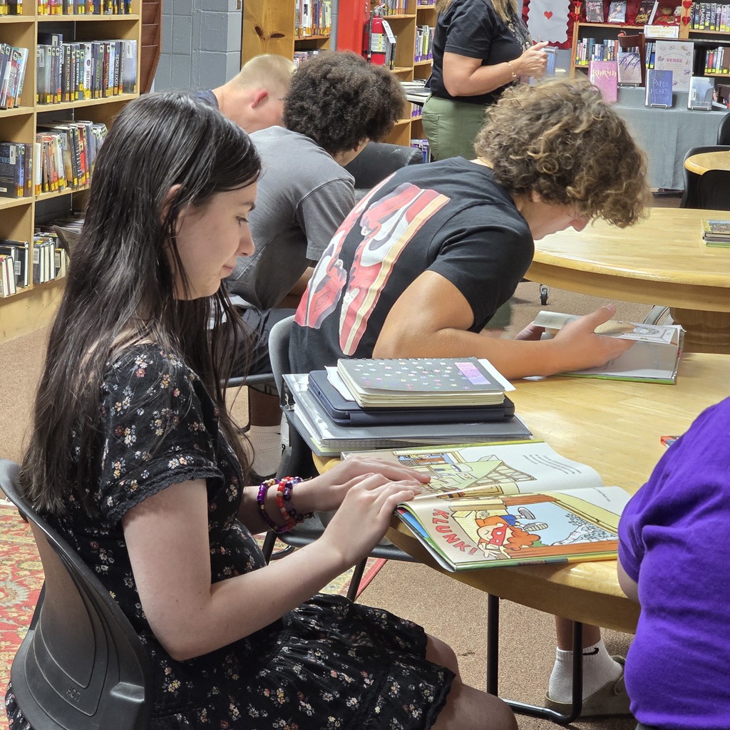 Creative writing students at St. James high school learn about picture books!