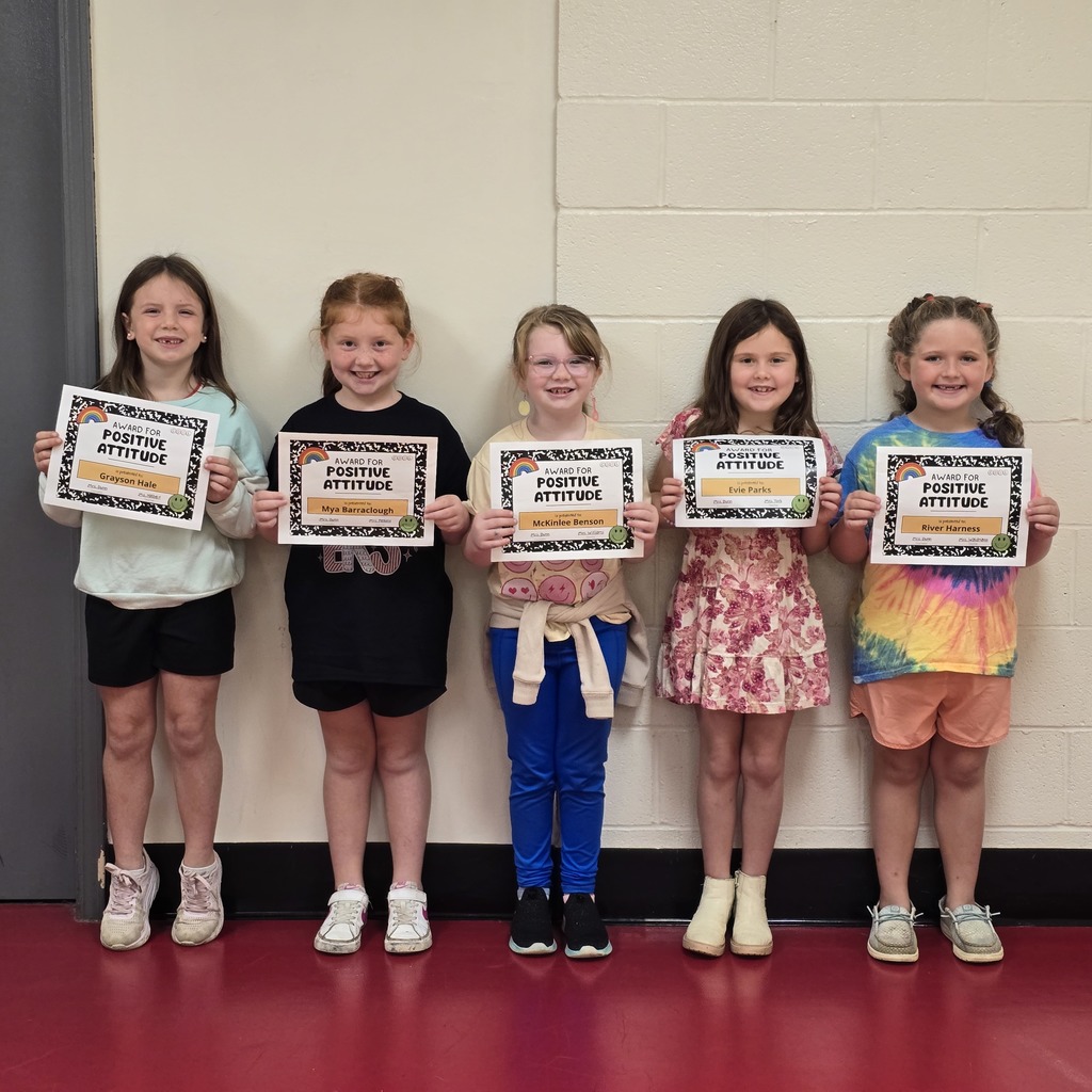 1st grade students of the month!