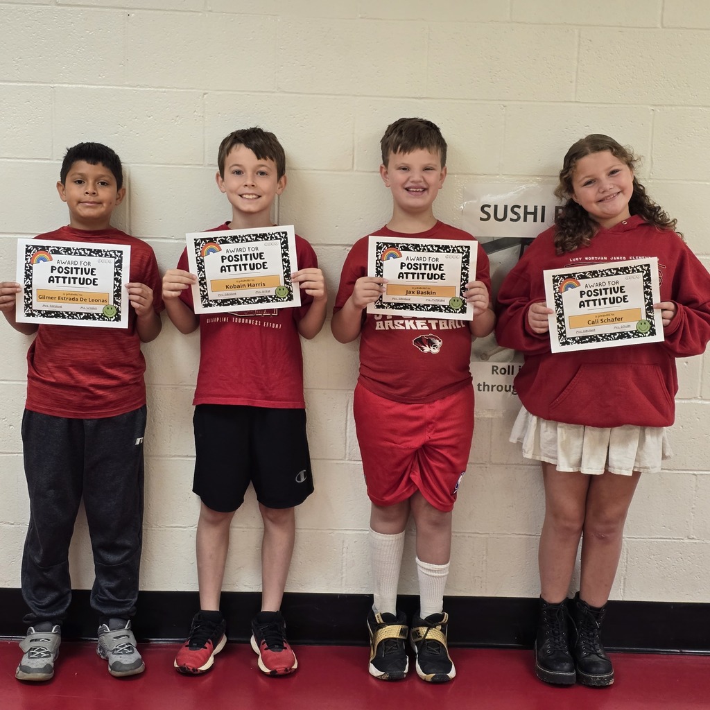 5th Grade students of the month!