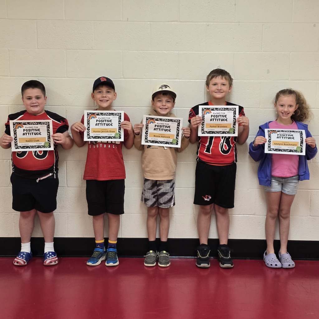 3rd grade students of the month!