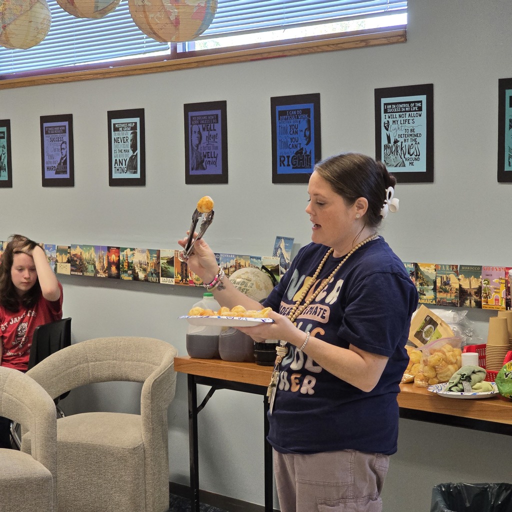 Geography students try treats from South America!