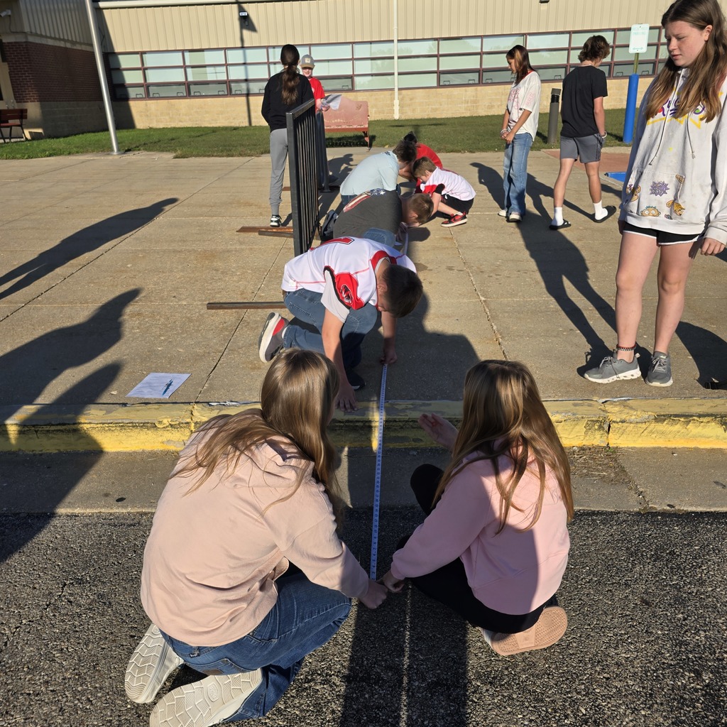 Middle school math students study proportions with a little sunshine, shadows, and math! 