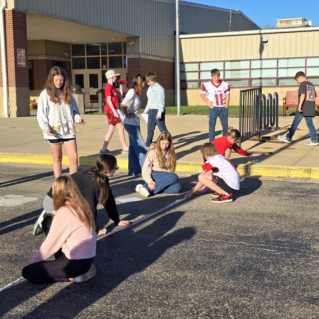 Middle school math students study proportions with a little sunshine, shadows, and math! 