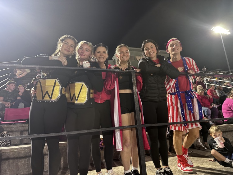 StJ pep club are bringing the spirit tonight! It’s Rocky night!